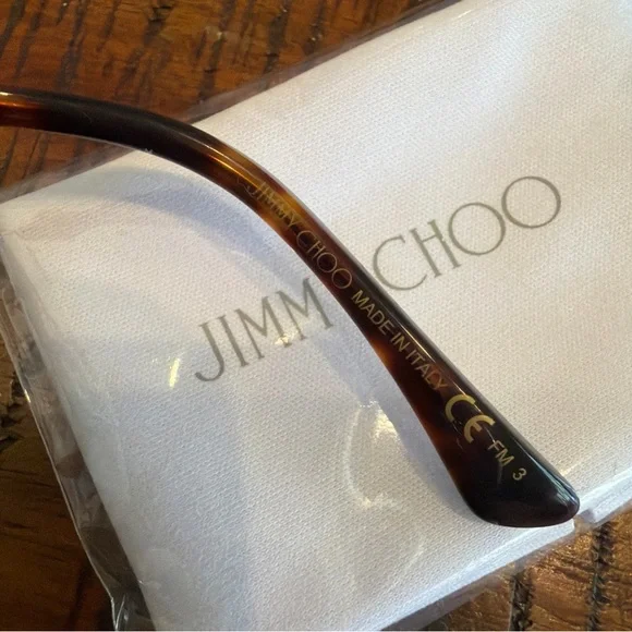 Jimmy Choo Tortoise Shell Sunglasses with pearl decorations Jimmy Choo Tortoise Shell Sunglasses with pearl decorations main image 2